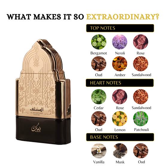 Extrait de Parfum Al Mukhtalif Signature par Nusuk – 100ml