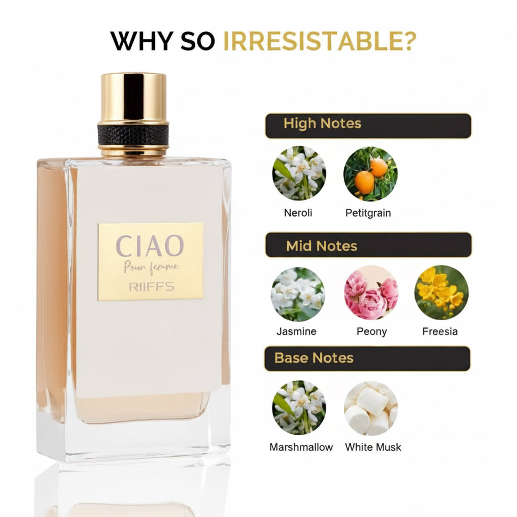 Ciao de Riiffs Pour Femme – Eau de Parfum Gourmande & Florale