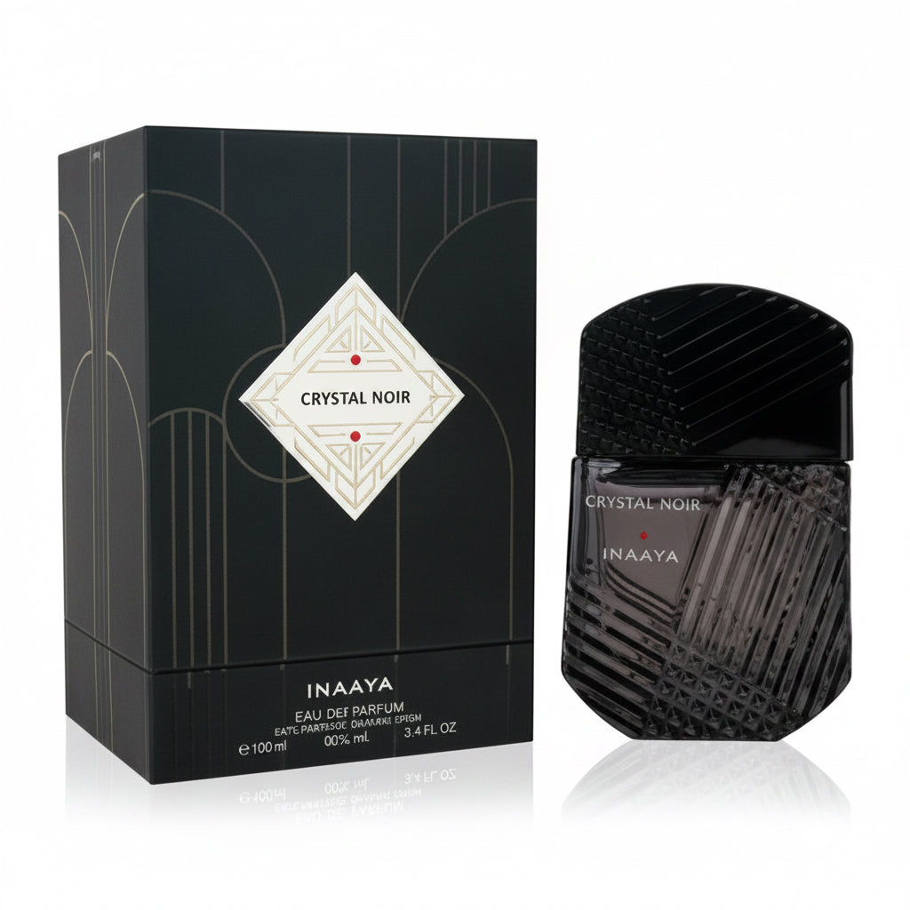 Parfum Crystal Noir par Inaaya – Eau de Parfum Mixte de Dubaï (100ml)