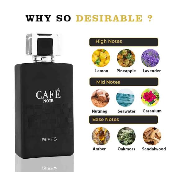 Café Noir par RiiFFS – Eau de Parfum Homme 100ml
