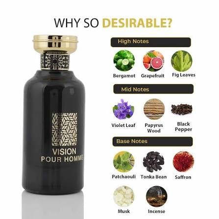 Vision Pour Homme - Nusuk | Eau de Parfum Dubaï 100ml