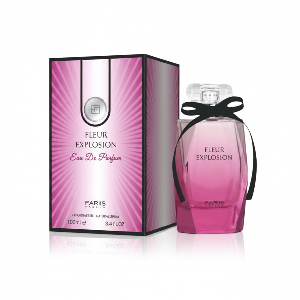 Eau de Parfum Fleur Explosion par Fariis – 100ml pour Femme