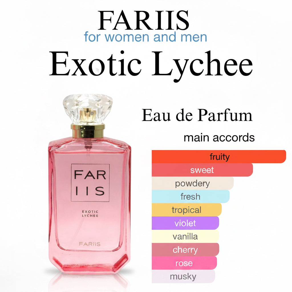 Kyra Exotic Lychee par FARiiS – Parfum Fruité Dubaï 100ml