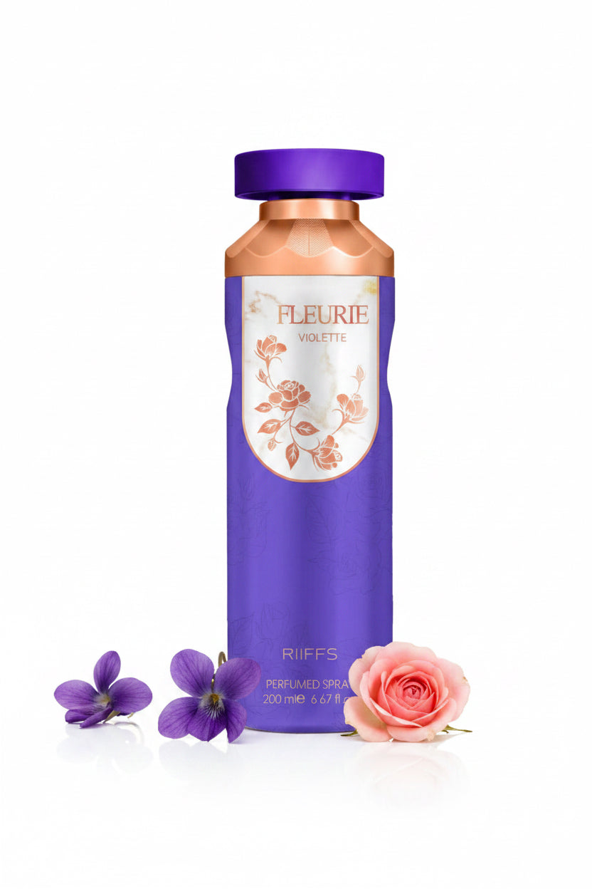 Déodorant Fleurie Violette Riiffs 200 ml - Spray Parfumé Femme