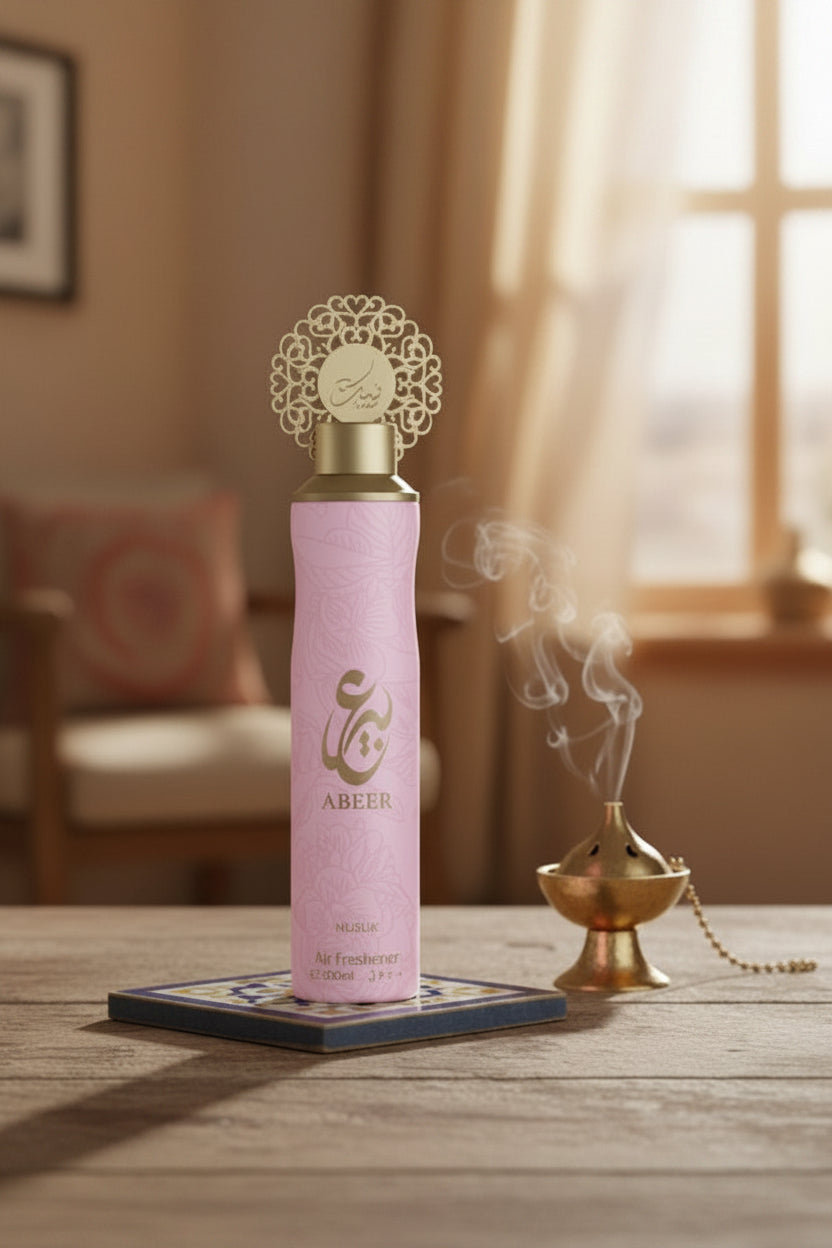 Désodorisant d’Intérieur Nusuk Abeer 300ml - Spray Textile Oriental