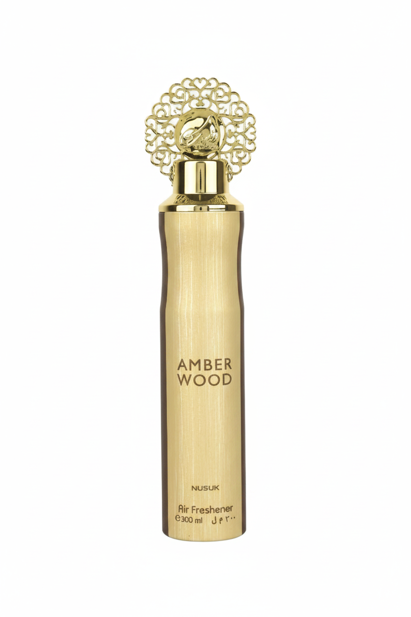 Désodorisant Maison Oriental Nusuk Amber Wood 300ml – Parfum d'Ambiance de Dubaï
