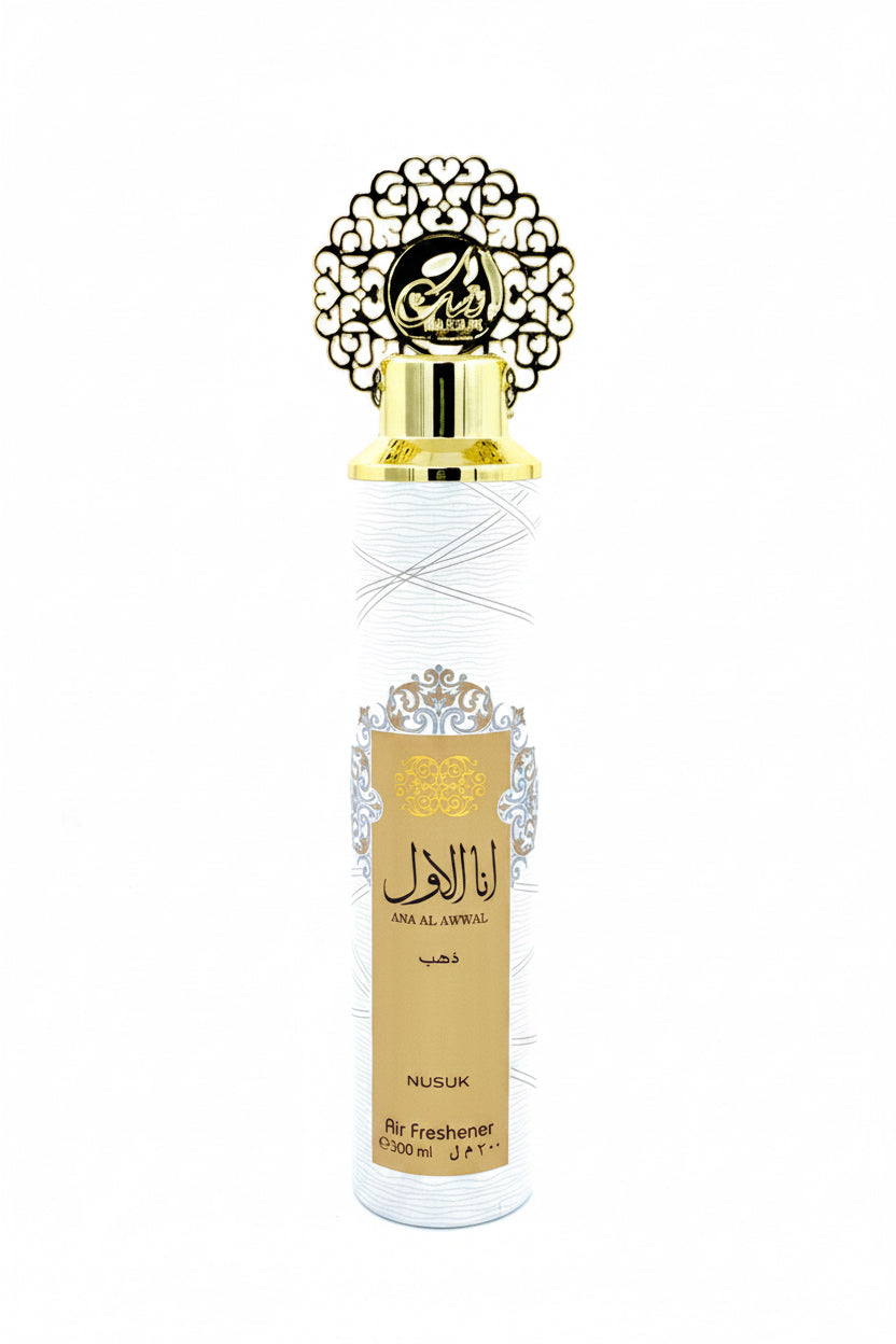 Désodorisant d'Ambiance Ana Al Awwal Nusuk (300ml) – Spray Maison Oriental de Luxe