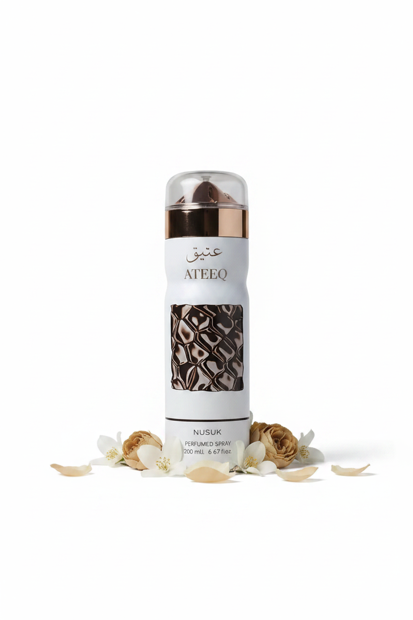 Déodorant Spray Ateeq Nusuk 200 ml – Brume Corporelle Parfumée