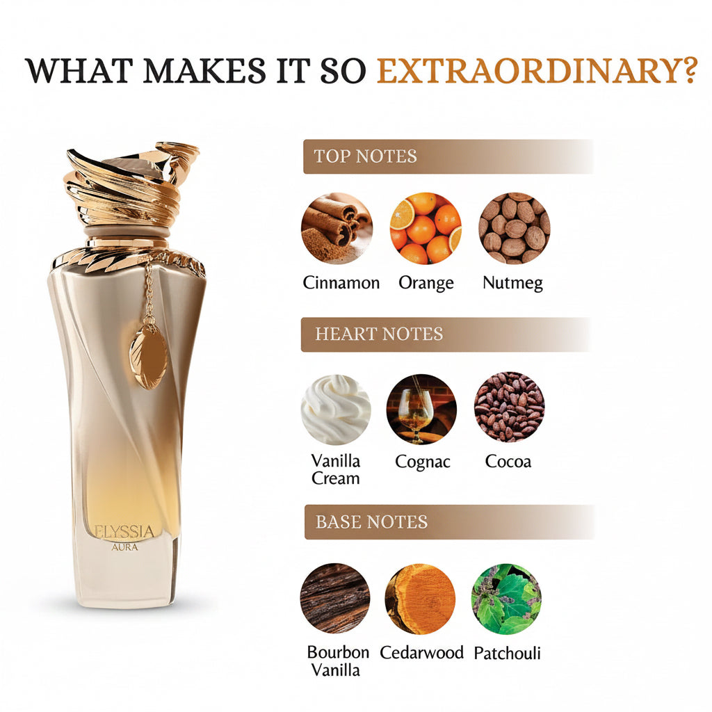 Elyssia Aura RiiFFS | Extrait de Parfum Unisexe 100ml - Vanille & Épices