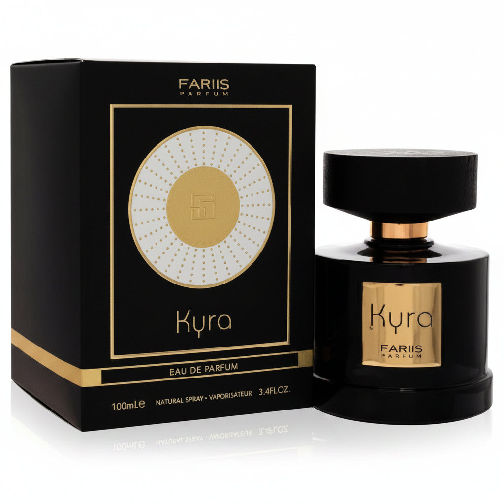 Eau de Parfum Kyra par Fariis – Parfum Oriental Mixte Mandat Longue Tenue 100ml
